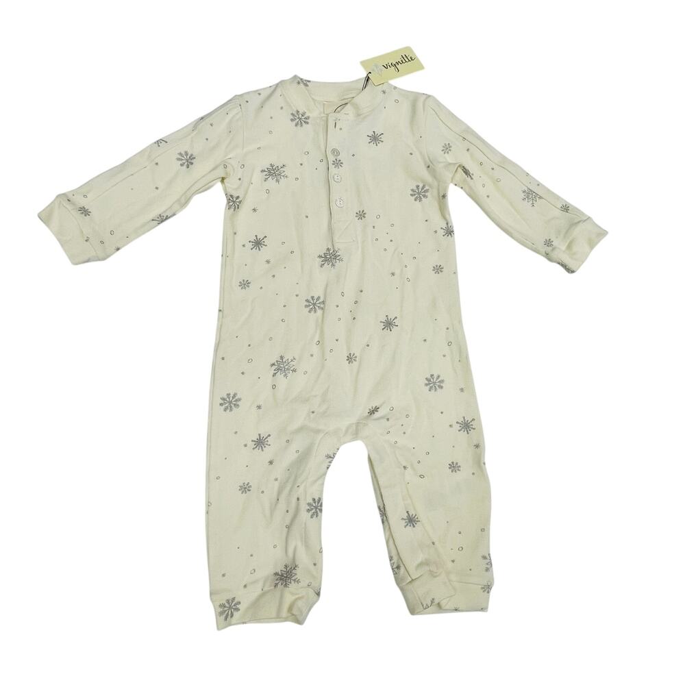 NWT Vignette 18-24M Mary Playsuit in Cream Snowflake